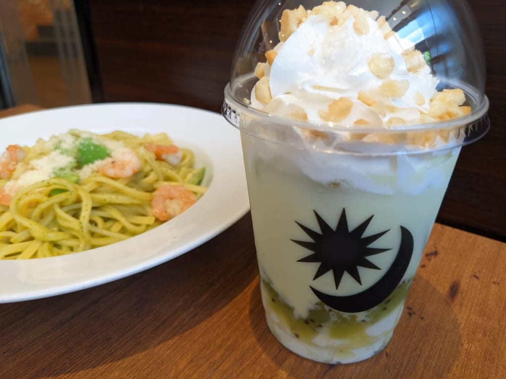 kiwiとパスタ