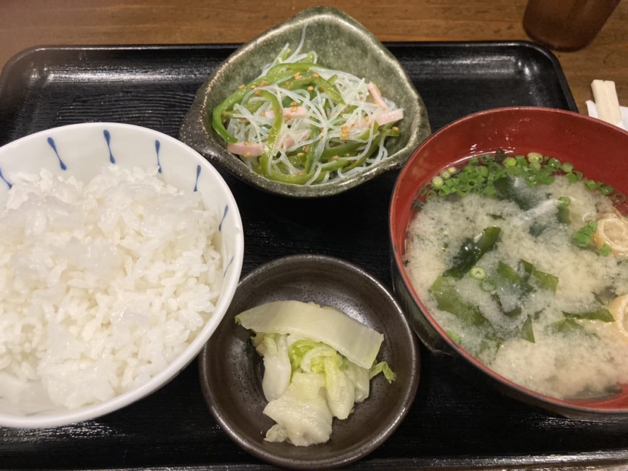 アジフライ定食